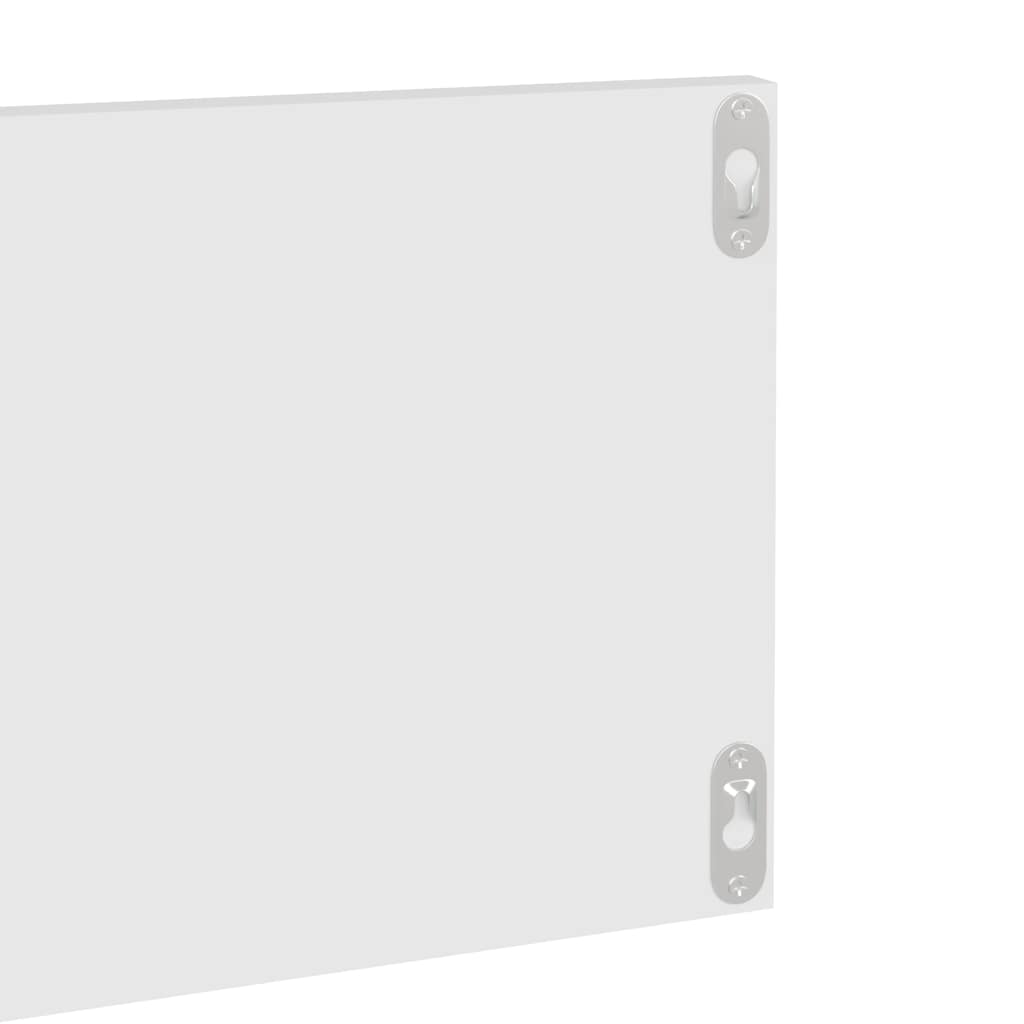 Wall shelves, 4 pcs, white, 80x11.5x18cm, particleboard