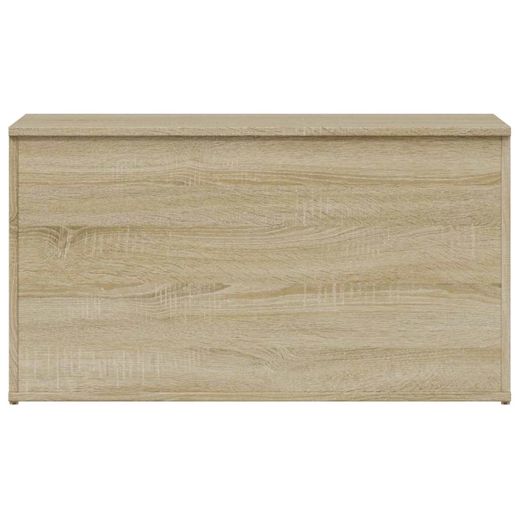 Storage box, oak-colored, 84x42x46cm, treated wood