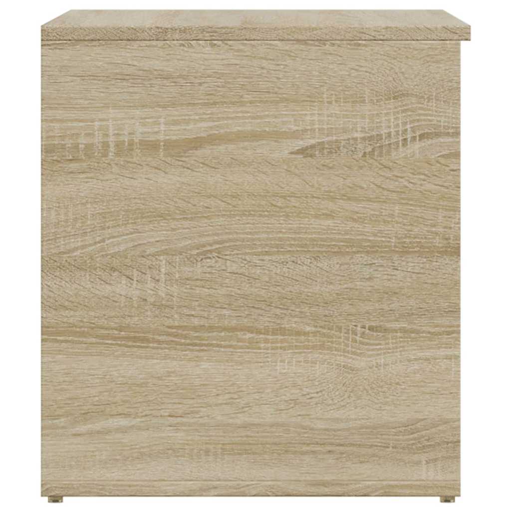 Storage box, oak-colored, 84x42x46cm, treated wood