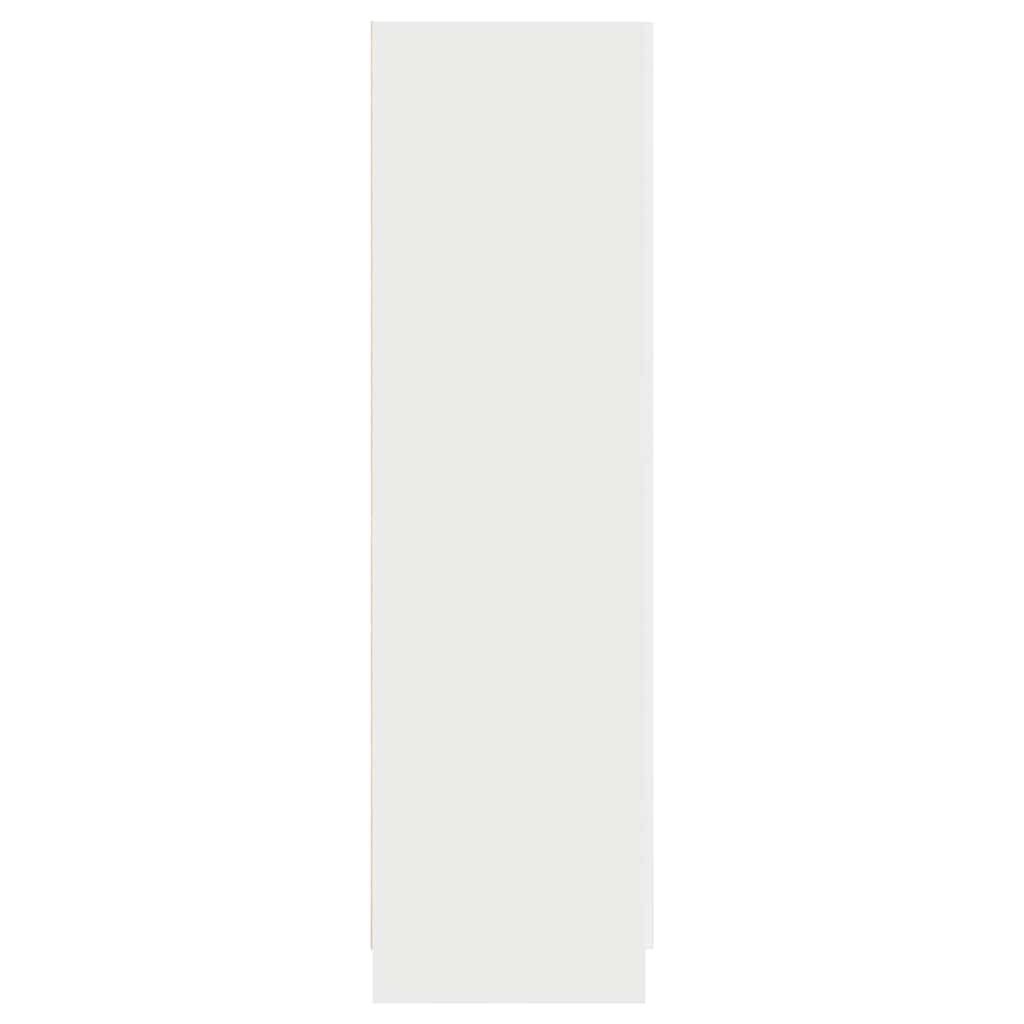 Drabužių spinta, balta, 82,5x51,5x180cm, apdirbta mediena