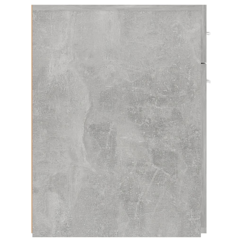 Vaistų spintelė, betono pilka, 20x45,5x60cm, apdirbta mediena