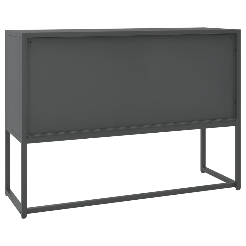Sānu skapītis, antracīta krāsā, 105x35x75cm, tērauds