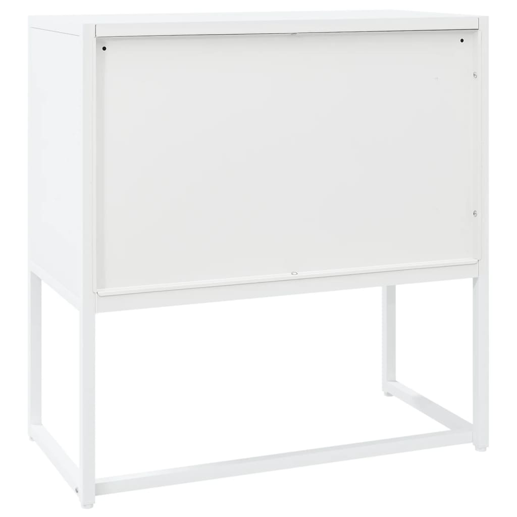Šoninė spintelė, baltos spalvos, 75x35x75cm, plienas