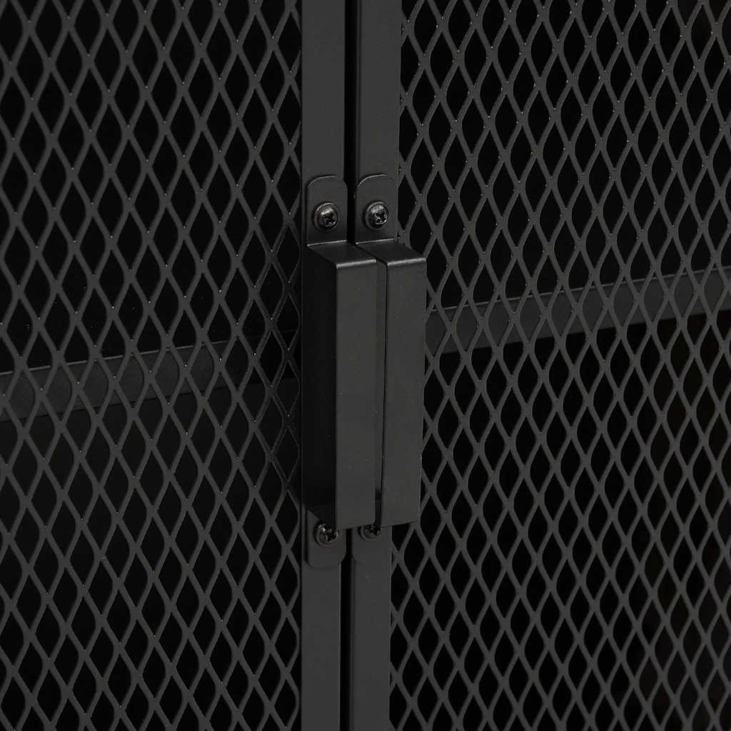 Spintelė daiktams, pilkos spalvos, 72x36x82cm, metalas ir MDF