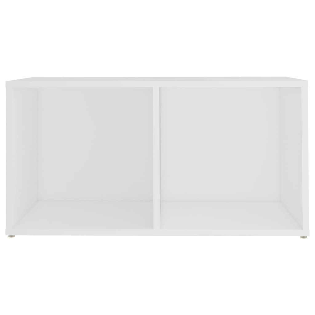 Televizora galdiņi, 2 gab., balti, 72x35x36,5 cm, koks