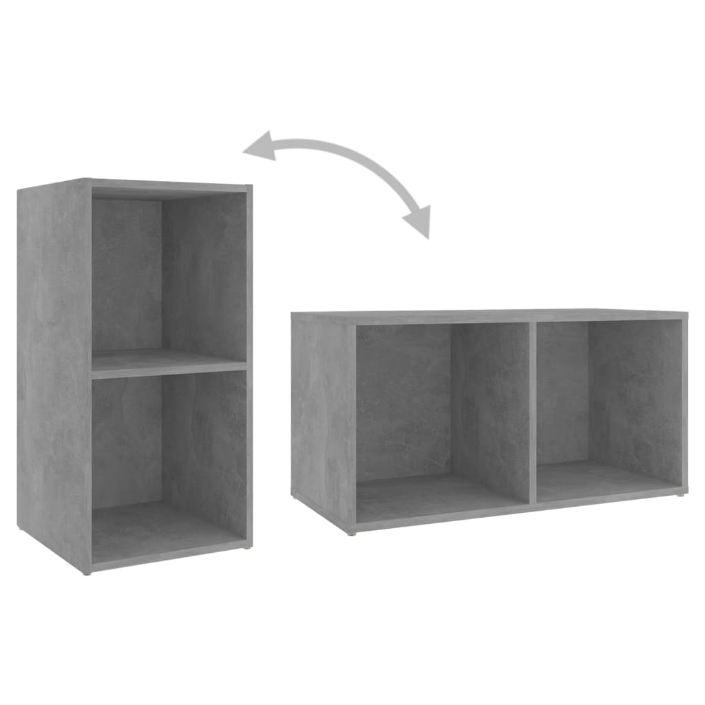 TV skapji, 4 gab., betona, 72x35x36,5cm, koks
