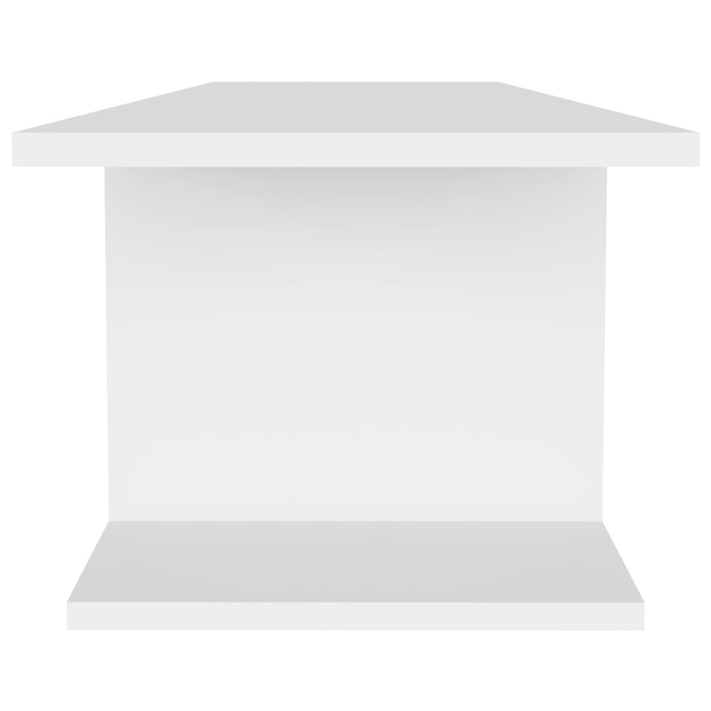 Wall-mounted TV cabinet, white, 103x30x26.5cm
