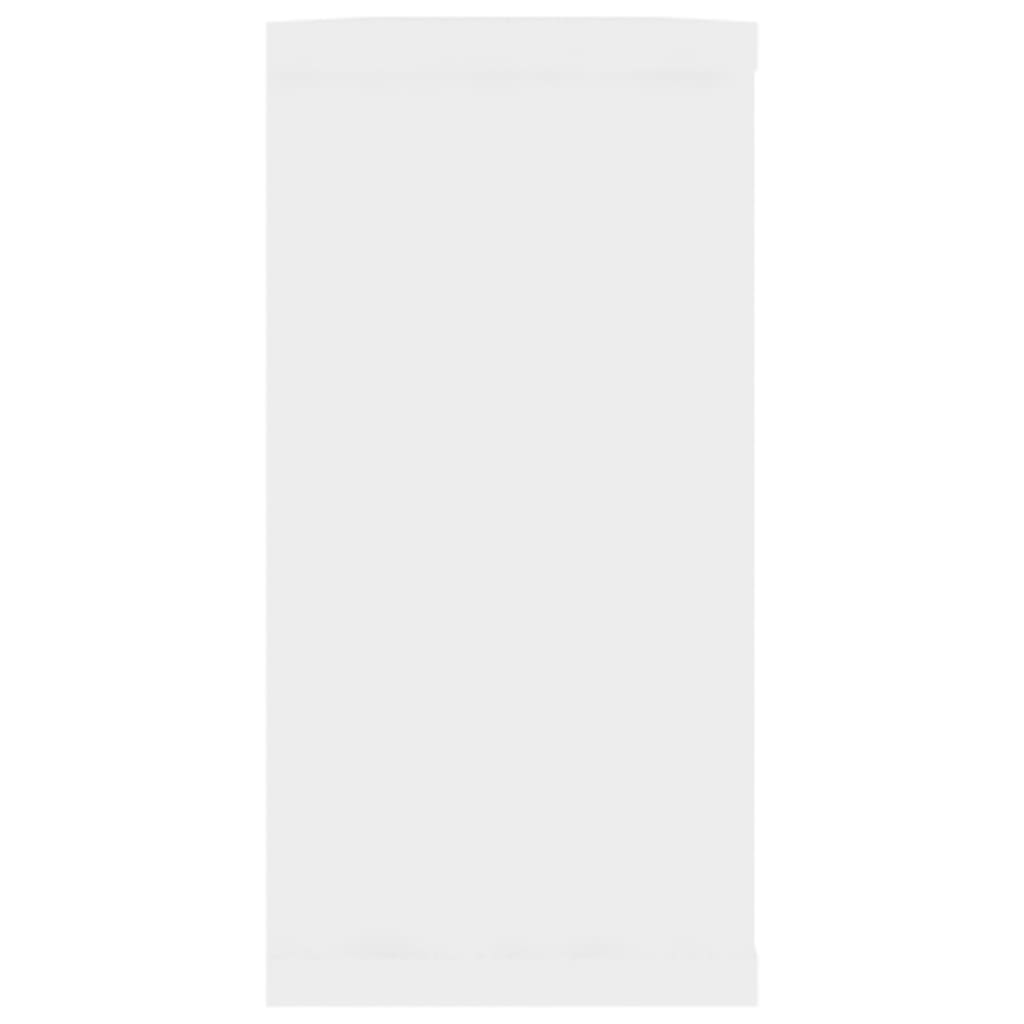 Wall shelves, 2 pcs., white, 100x15x30cm, engineered wood