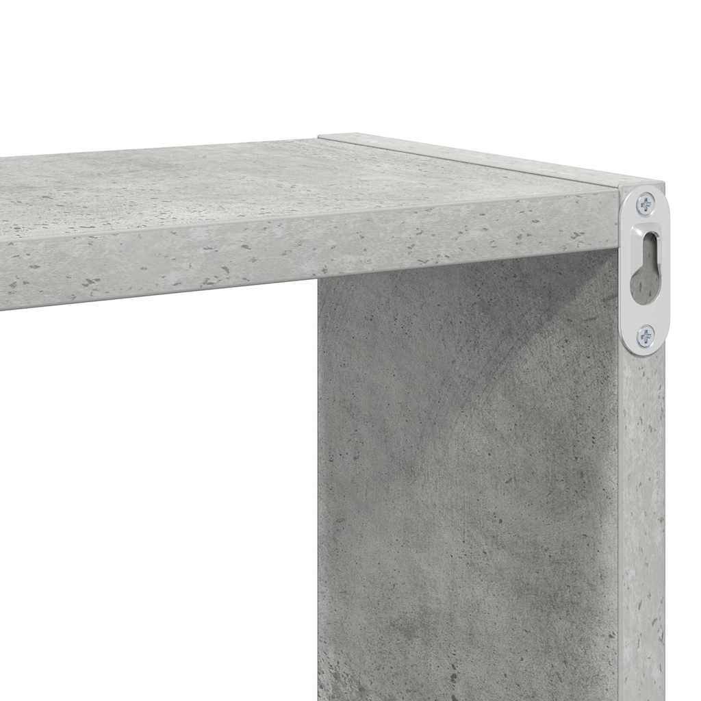 Sienas plaukti, 2 gab., betona, 80x15x26,5cm, koks
