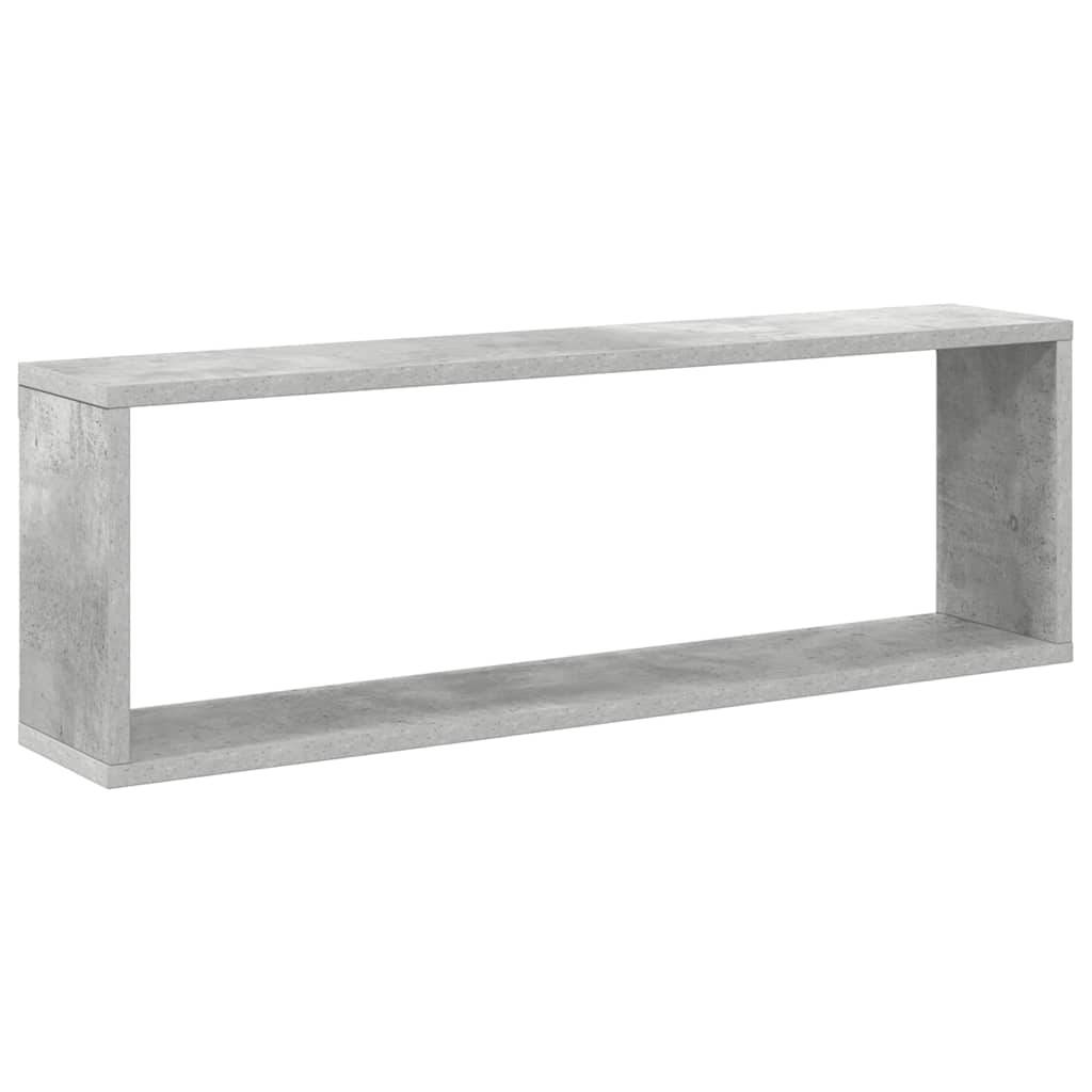 Sieninės lentynos, 4vnt., betono, 80x15x26,5cm, mediena