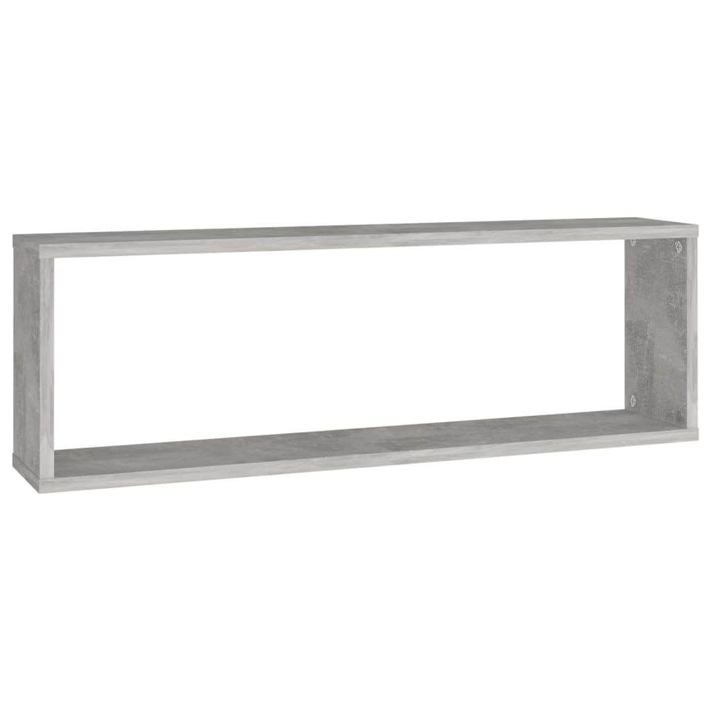 Sieninės lentynos, 4vnt., betono, 80x15x26,5cm, mediena