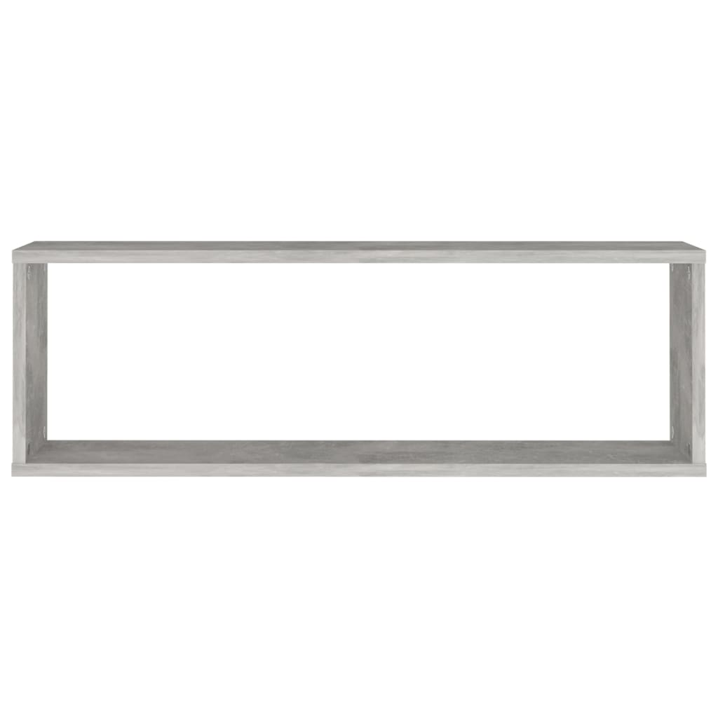 Sieninės lentynos, 4vnt., betono, 80x15x26,5cm, mediena