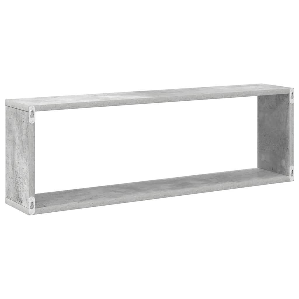 Sieninės lentynos, 4vnt., betono, 80x15x26,5cm, mediena