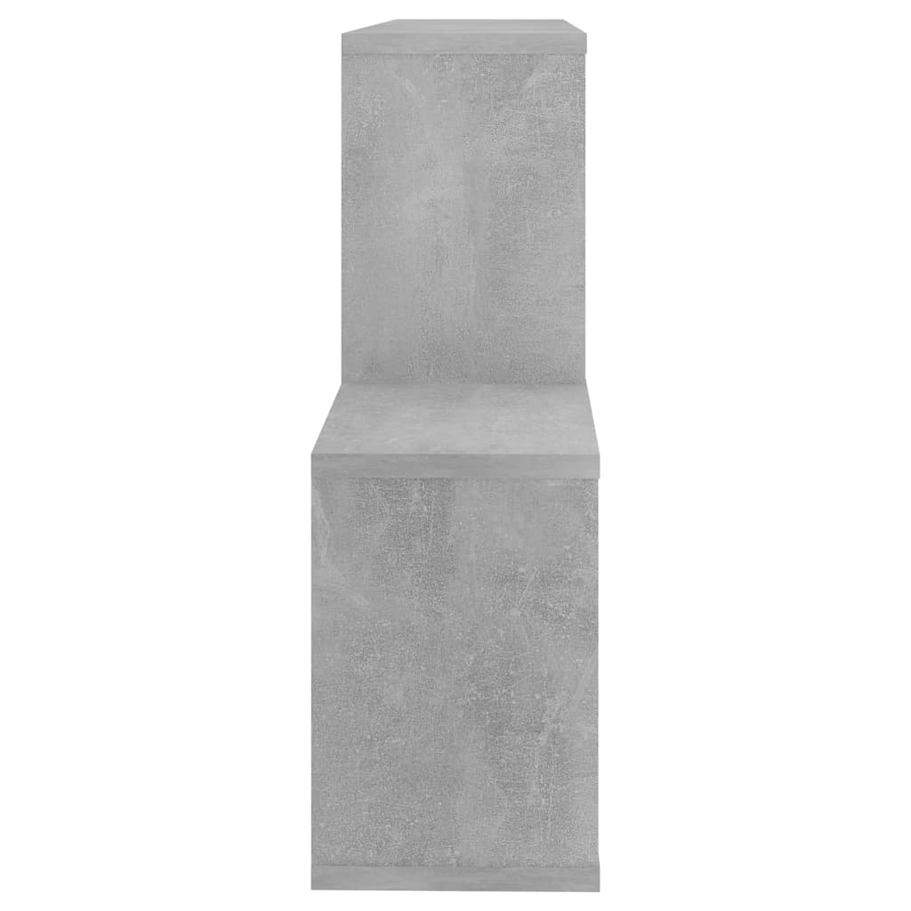 Wall shelf, concrete grey, 100x18x53cm, wood