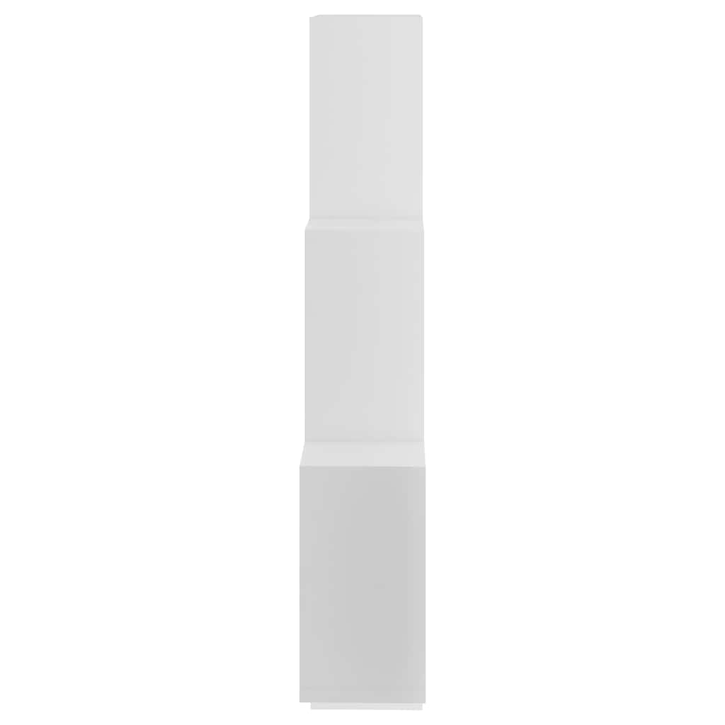 Wall shelf, white, 78x15x93cm, engineered wood