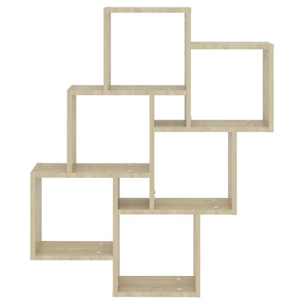 Wall shelf, Sonoma oak, 78x15x93cm, engineered wood