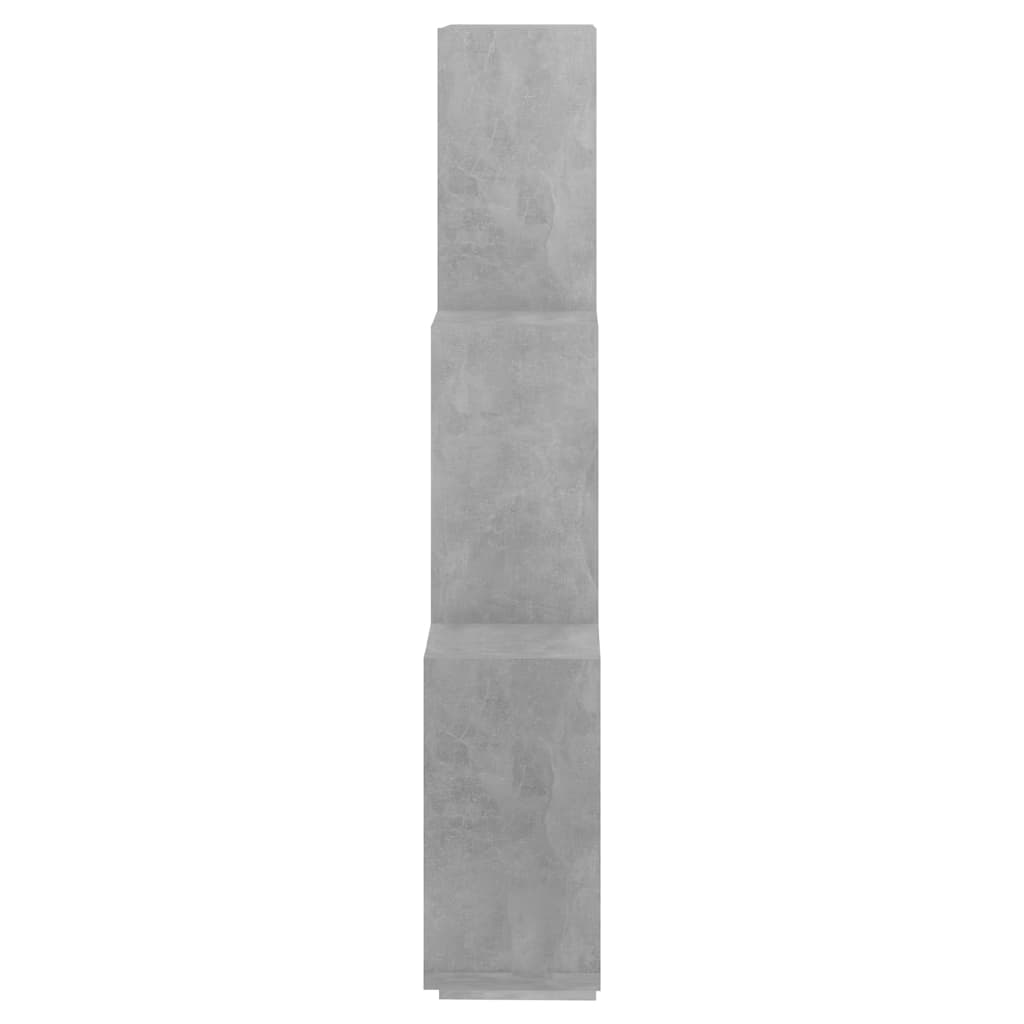 Wall shelf, concrete gray, 78x15x93cm, engineered wood