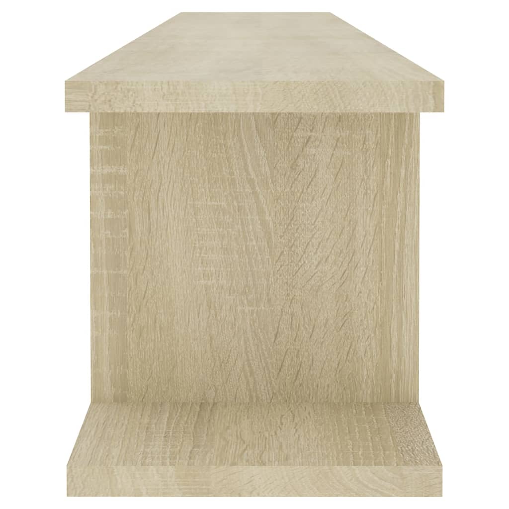 Sienas plaukti, 2 gab., ozola krāsā, 105x18x20cm, MDF