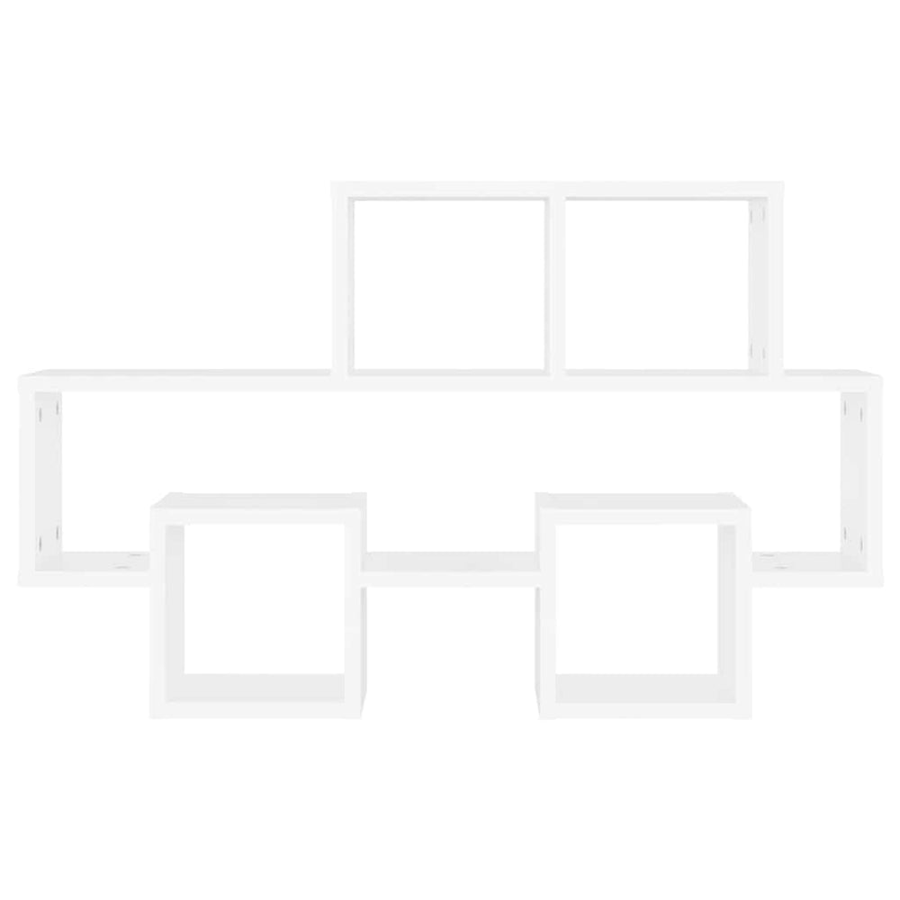 Car-shaped wall shelf, white, 82x15x51cm, wood