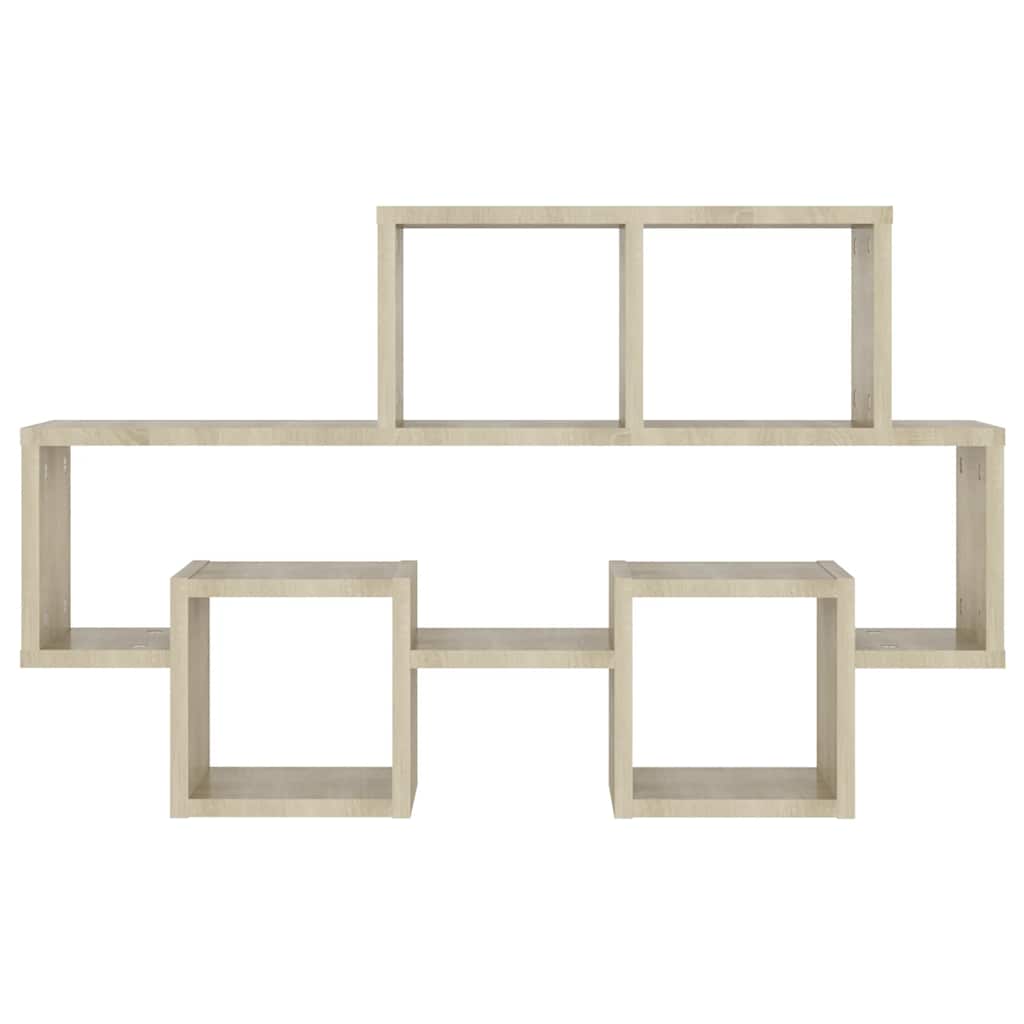 Car-shaped wall shelf, oak, 82x15x51cm, wood