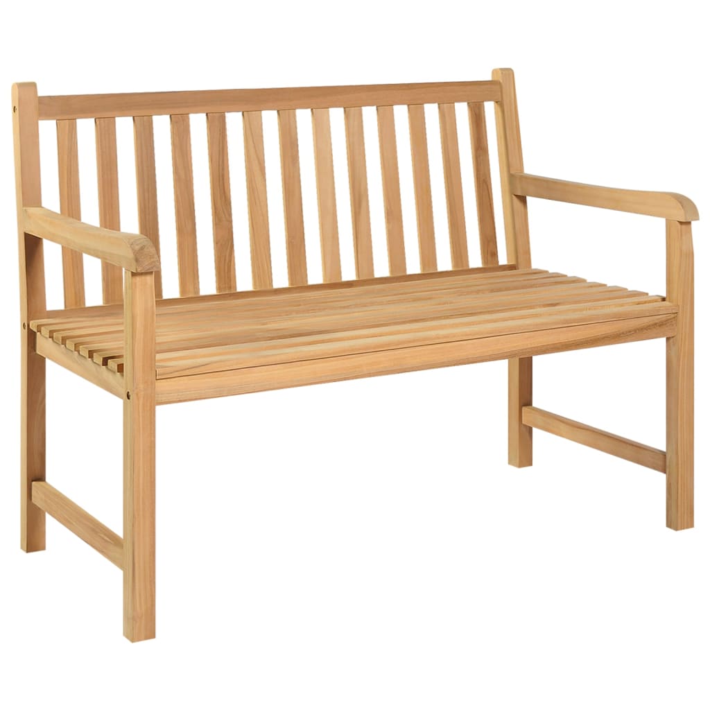 Garden bench, 114cm, solid teak wood