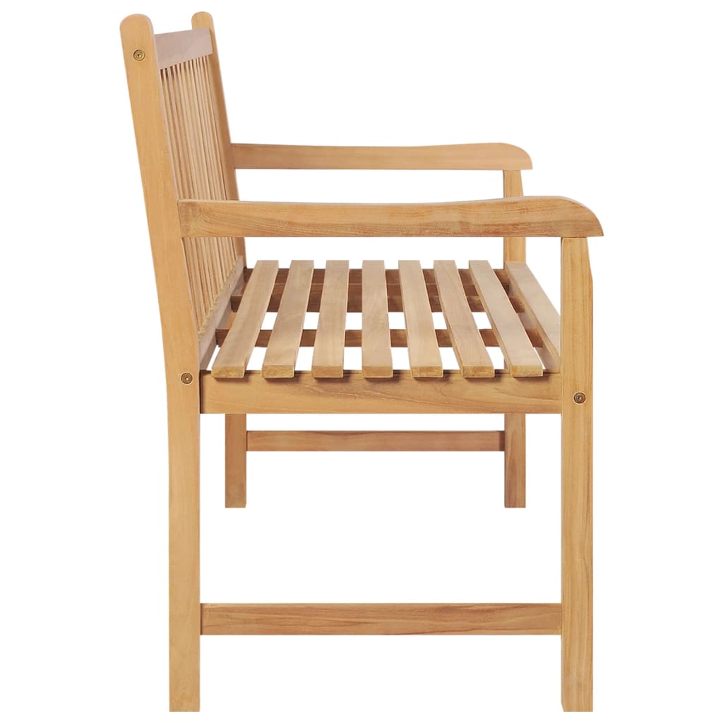 Garden bench, 114cm, solid teak wood