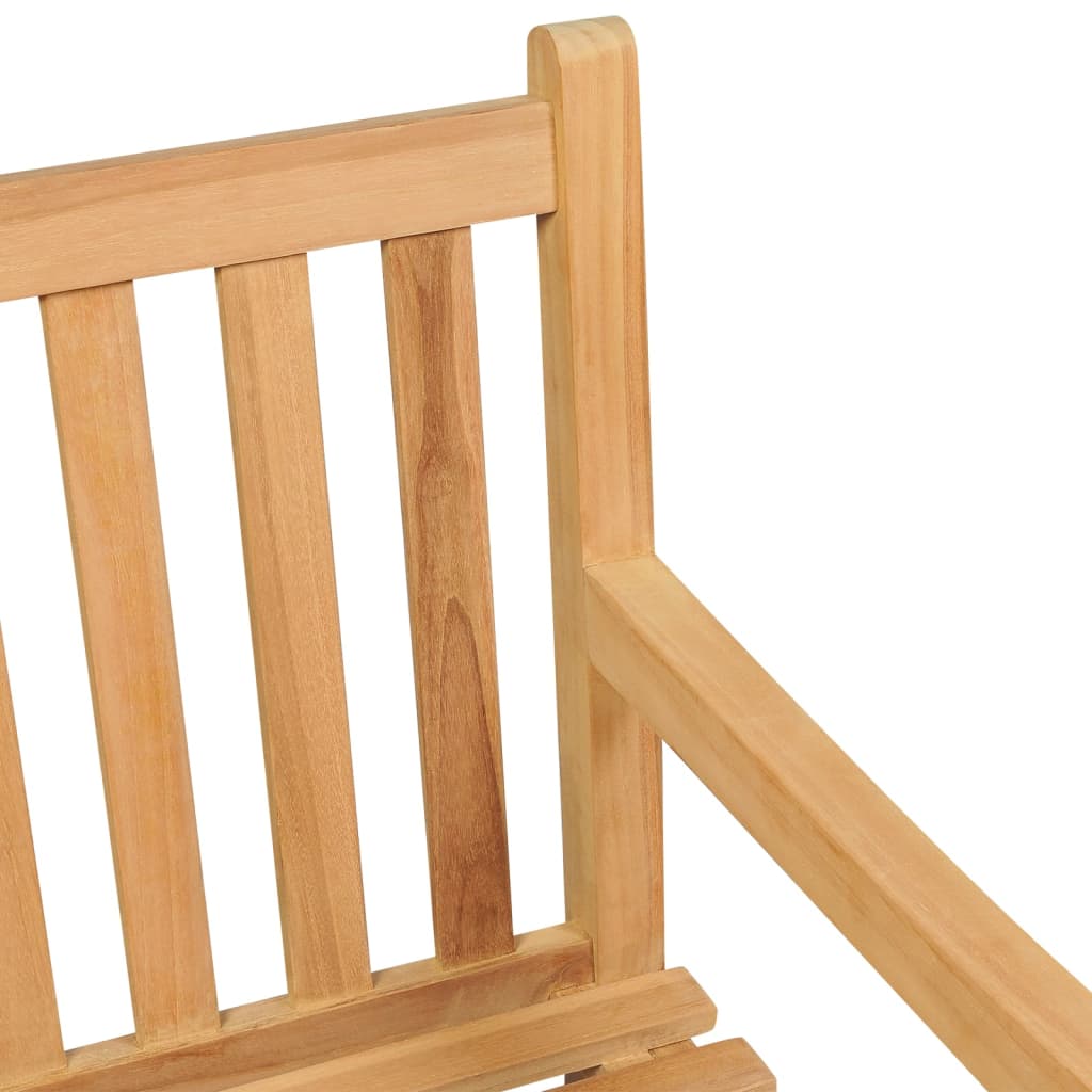 Garden bench, 114cm, solid teak wood