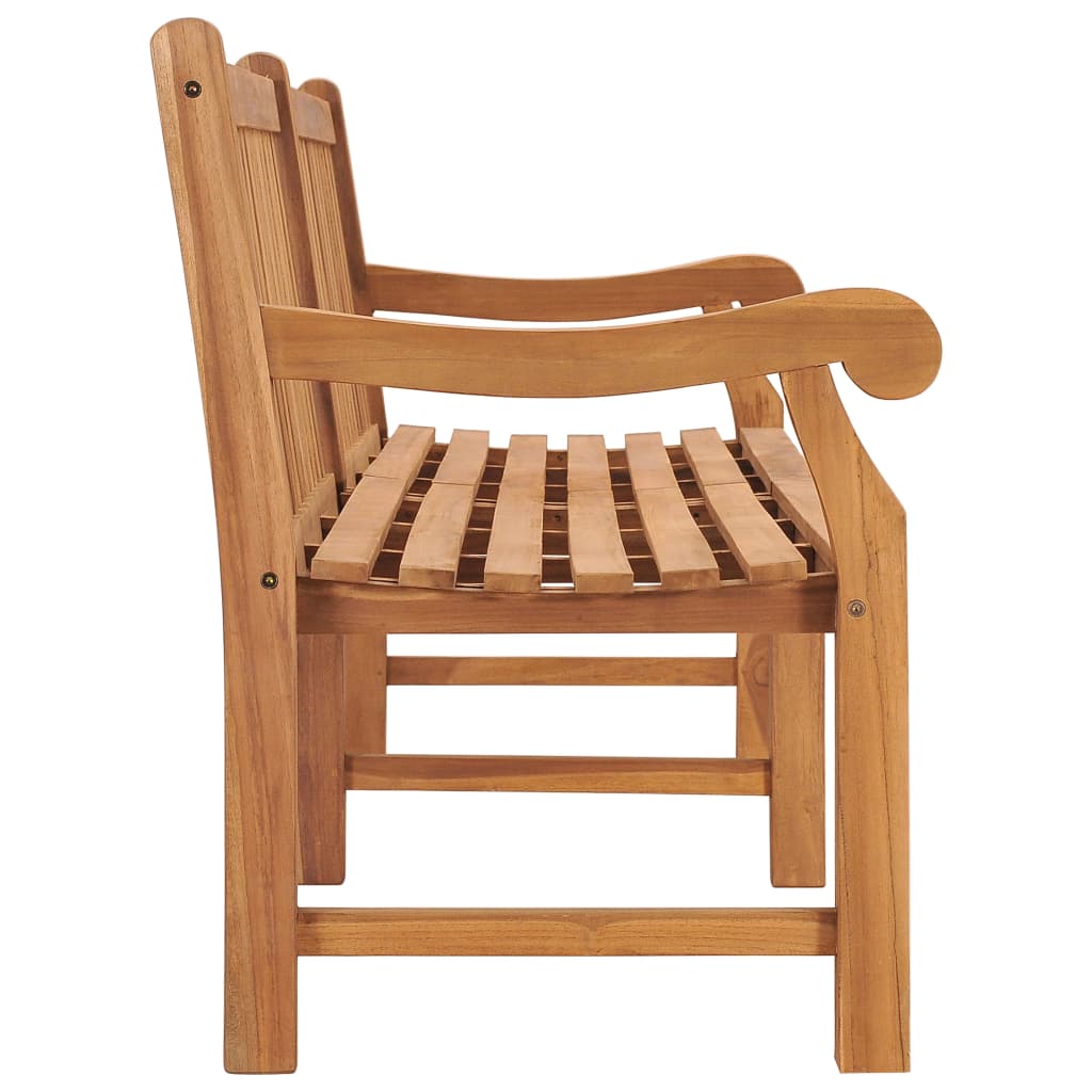 Garden bench, 228cm, solid teak wood