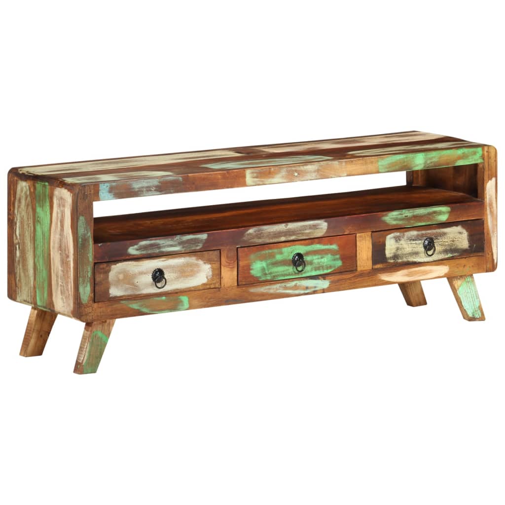 TV cabinet, various colours, 110x30x40cm, reclaimed wood