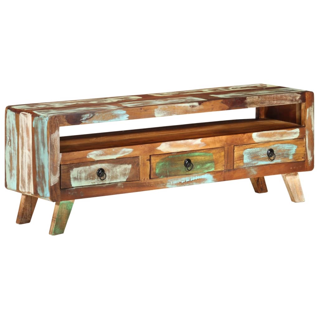 TV cabinet, various colours, 110x30x40cm, reclaimed wood