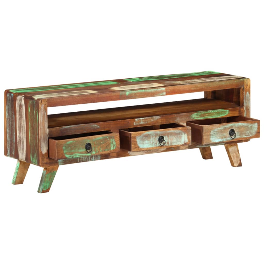 TV cabinet, various colours, 110x30x40cm, reclaimed wood