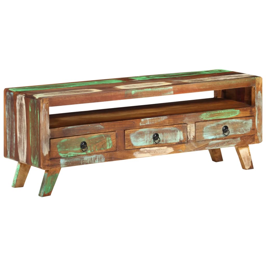 TV cabinet, various colours, 110x30x40cm, reclaimed wood