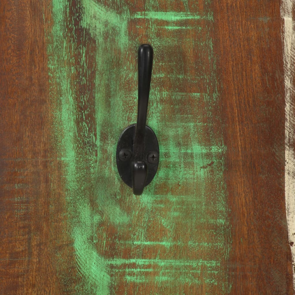 Coat racks, 2 pcs., 36x3x110cm, reclaimed solid wood