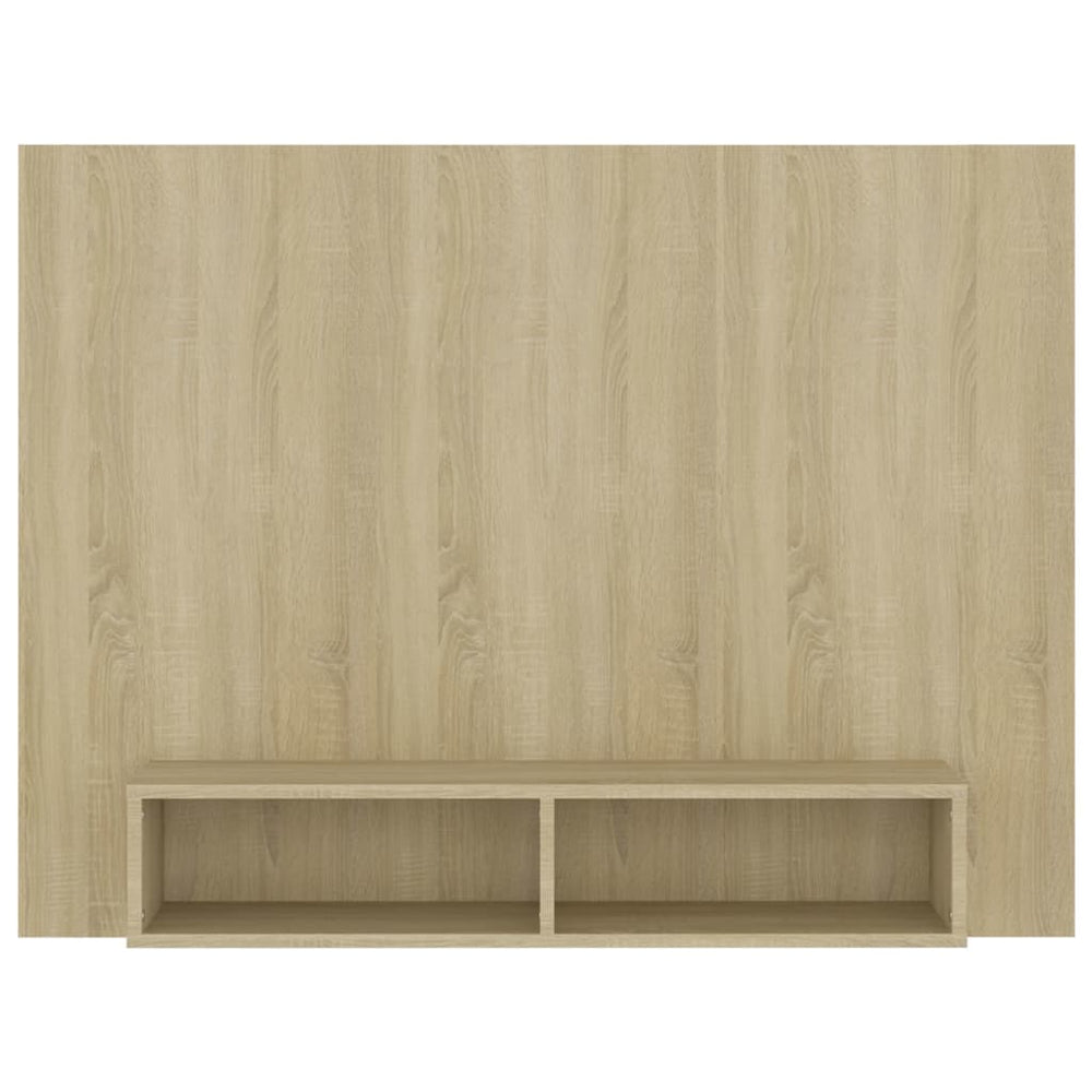 Sieninė TV spintelė, ąžuolo, 120x23,5x90cm, apdirbta mediena