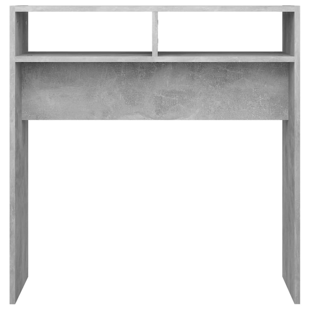 Konsolinis staliukas, betono, 78x30x80cm, apdirbta mediena