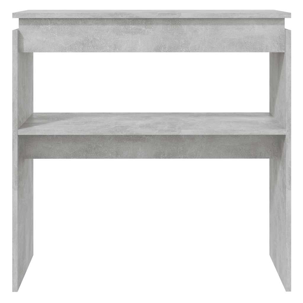 Konsolinis staliukas, betono, 80x30x80cm, apdirbta mediena