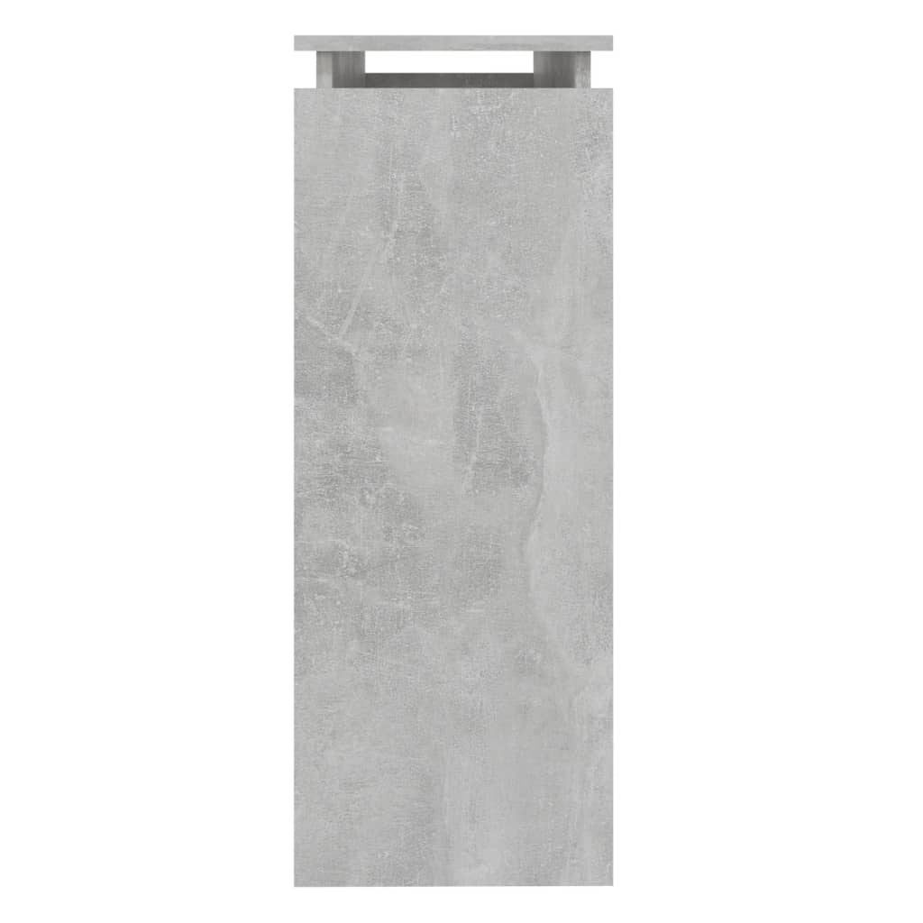 Konsolinis staliukas, betono, 102x30x80cm, apdirbta mediena