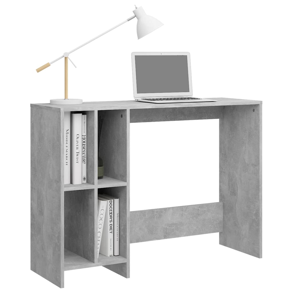 Laptop desk, concrete, 102.5x35x75cm, wood