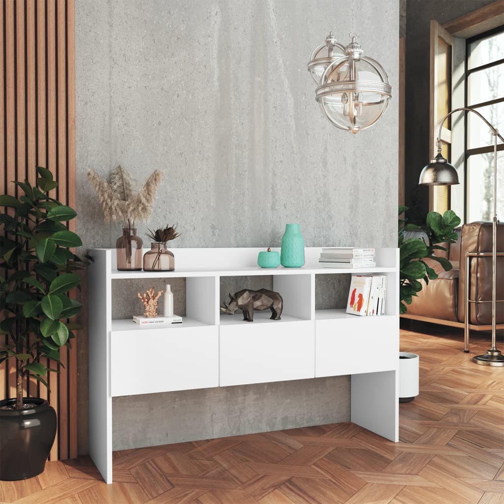 Šoninė spintelė, baltos spalvos, 105x30x70cm, apdirbta mediena