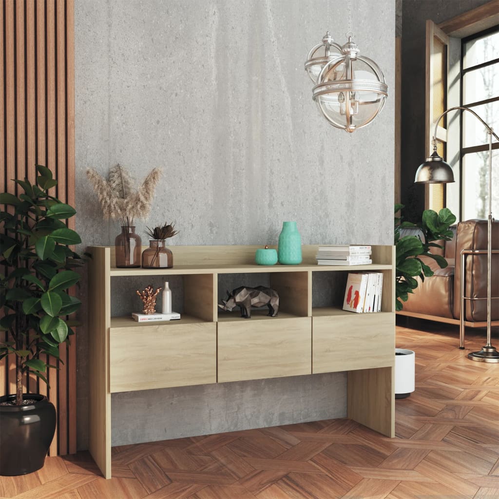 Sideboard, Sonoma oak, 105x30x70cm, engineered wood