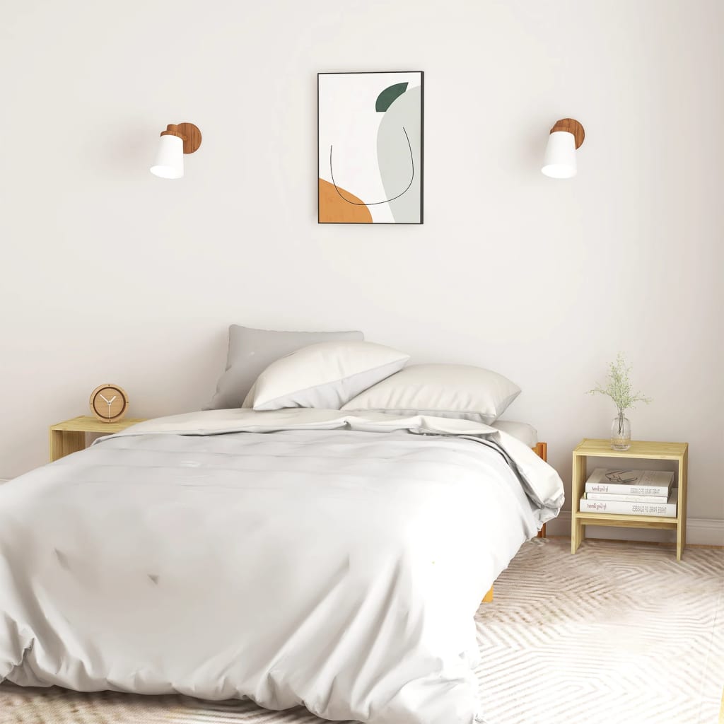 Bedside tables, 2 pcs., 40x30.5x40cm, solid pine