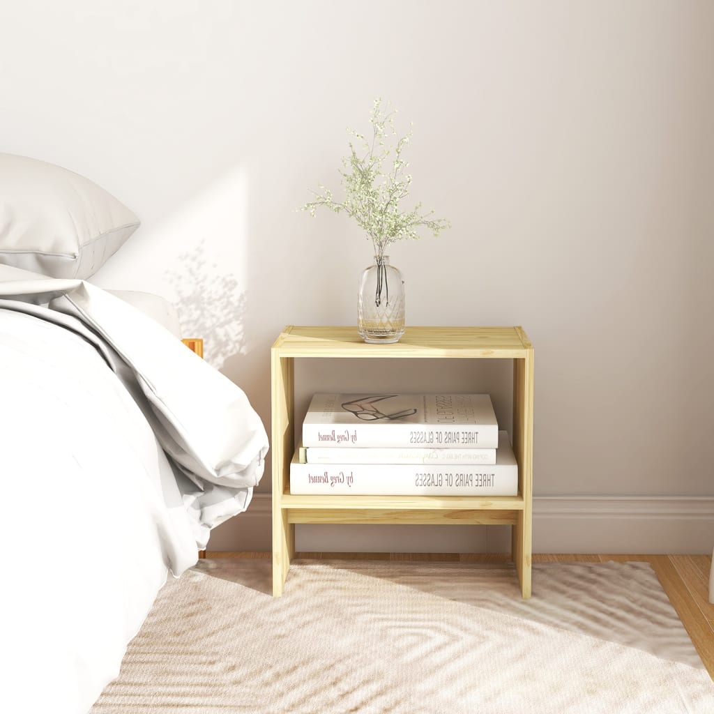 Bedside tables, 2 pcs., 40x30.5x40cm, solid pine