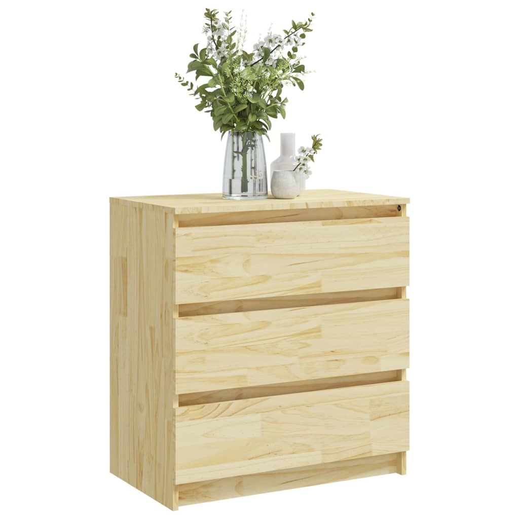 Nightstand, 60x36x64cm, solid pine
