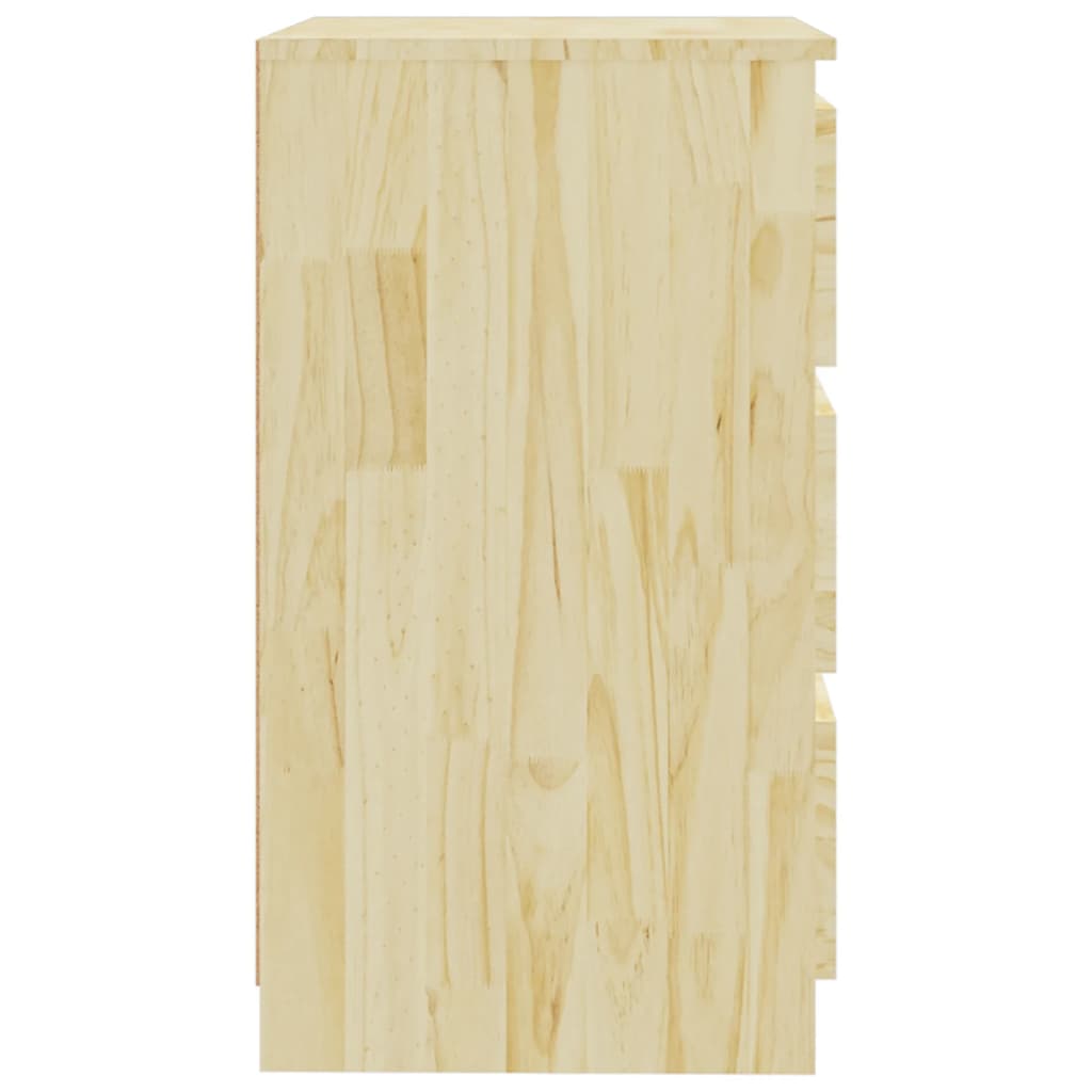Nightstand, 60x36x64cm, solid pine