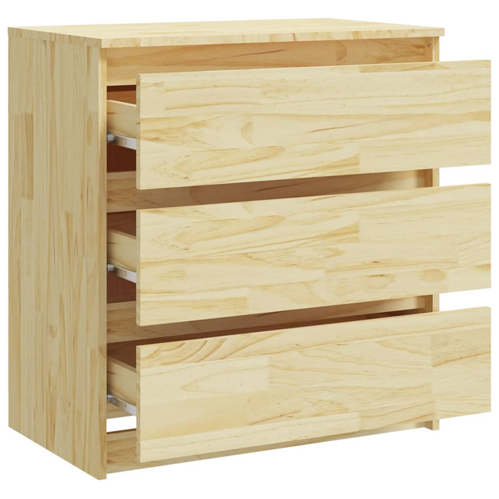Nightstand, 60x36x64cm, solid pine