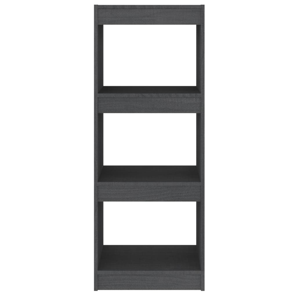 Grāmatu plaukts/istabas sadalītājs, pelēks, 40x30x103,5cm, priede