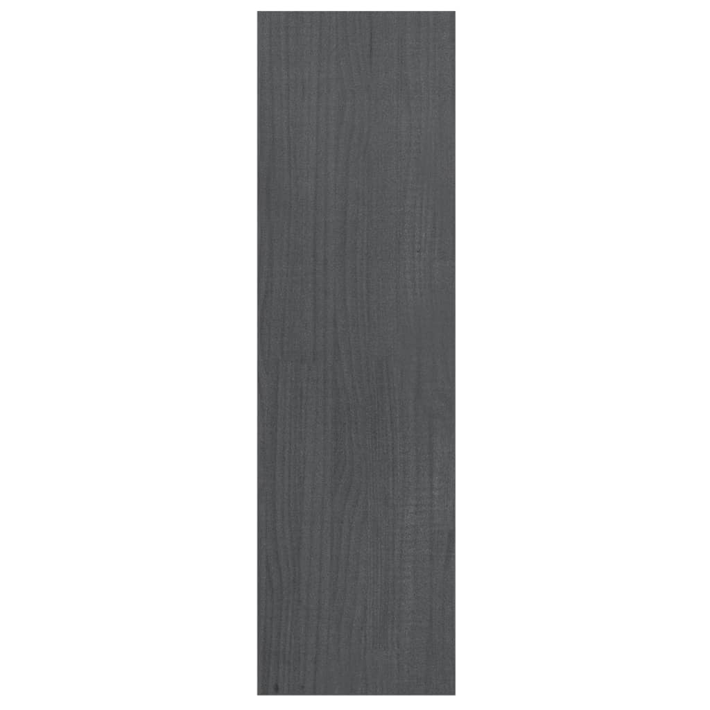 Grāmatu plaukts/istabas sadalītājs, pelēks, 40x30x103,5cm, priede