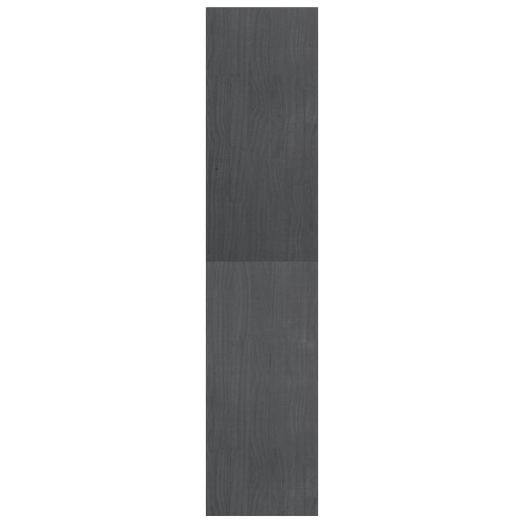 Spintelė knygoms/kambario pertvara, pilka, 40x30x135,5cm, pušis