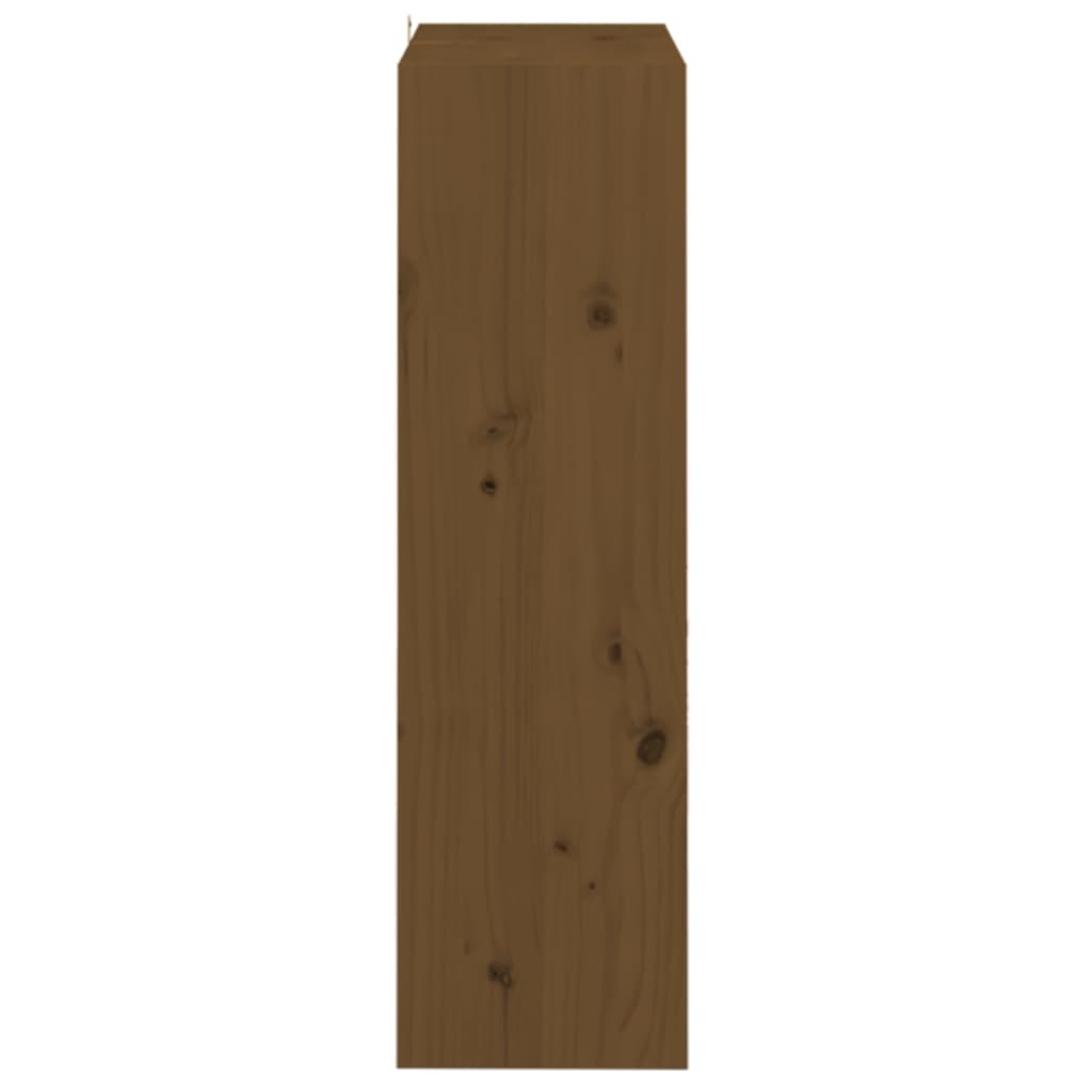 Grāmatu plaukts/istabas sadalītājs, brūns, 60x30x103,5cm, priede