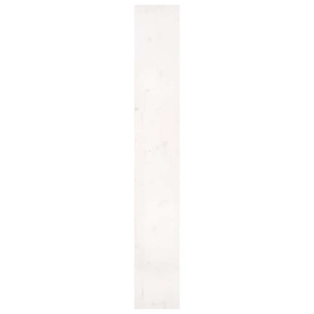 Spintelė knygoms/kambario pertvara, balta, 80x30x199,5cm, pušis